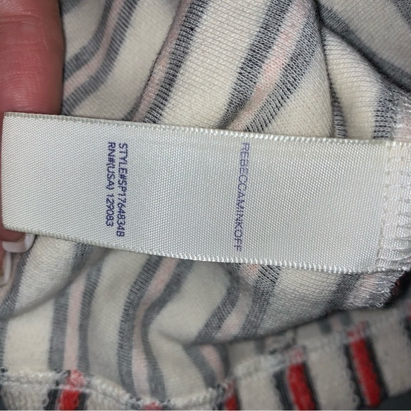 REBECCA MINKOFF Dress Striped Nautical Sleeveless size small - Picture 8 of 9